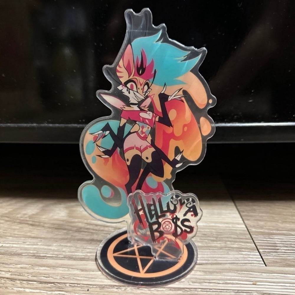 Hazbin Hotel Helluva Boss Beelzebub Ke$ha anime acrylic figure standee